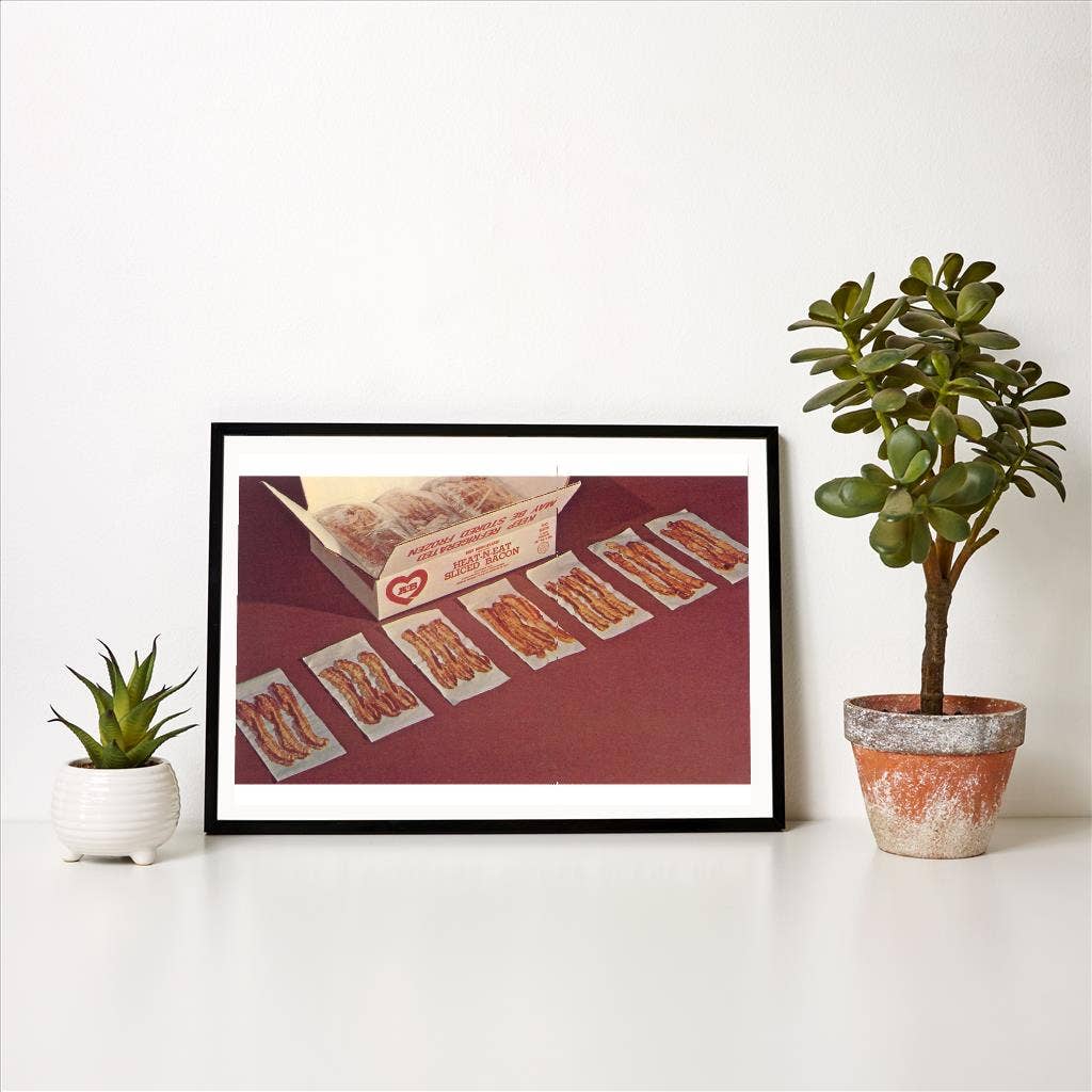 Found Image Press – wholesale Art print – Art Print BE-62 Heat N'Eat Sliced Bacon1