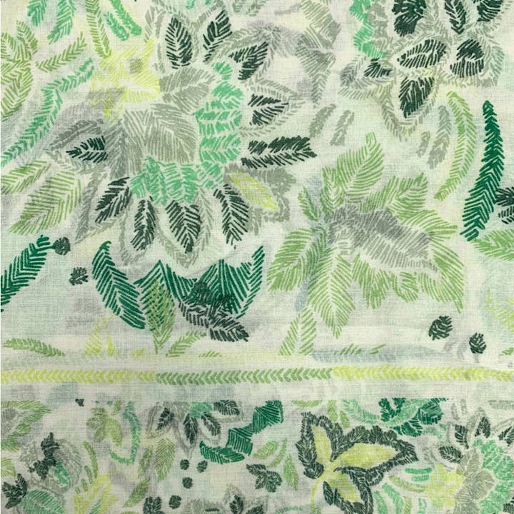 Lili Scarves (US Duty Free) – wholesale Scarf – Women's – Summer Leaves Print Scarf10