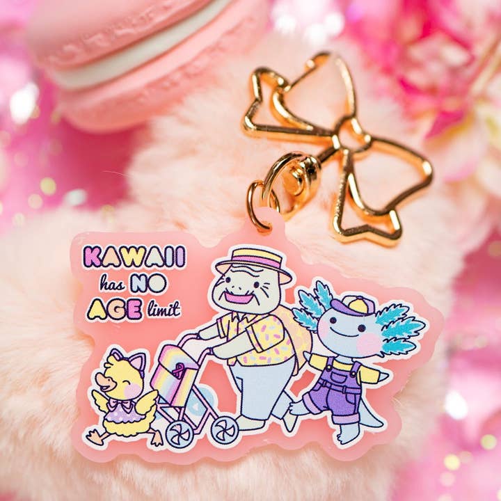 Kawaii non ha limiti di età, portachiavi Rainbow Parade per la vendita all'ingrosso da parte di Fluffy Tori