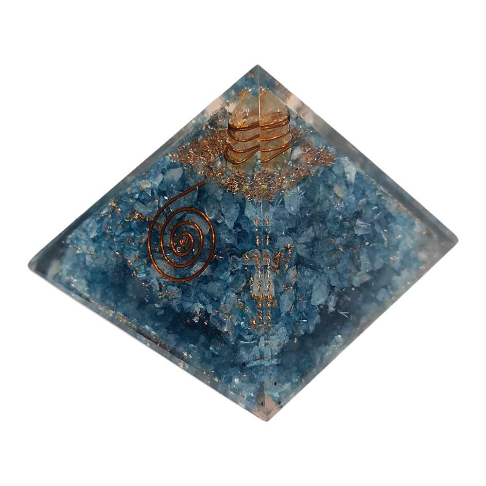 VIE - Wholesale Spiritual Stone/Crystal - Orgone Reiki Healing Pyramid - Energy Cleansing, 7.5cm12