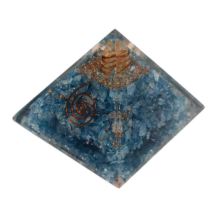 VIE - Wholesale Spiritual Stone/Crystal - Orgone Reiki Healing Pyramid - Energy Cleansing, 7.5cm12