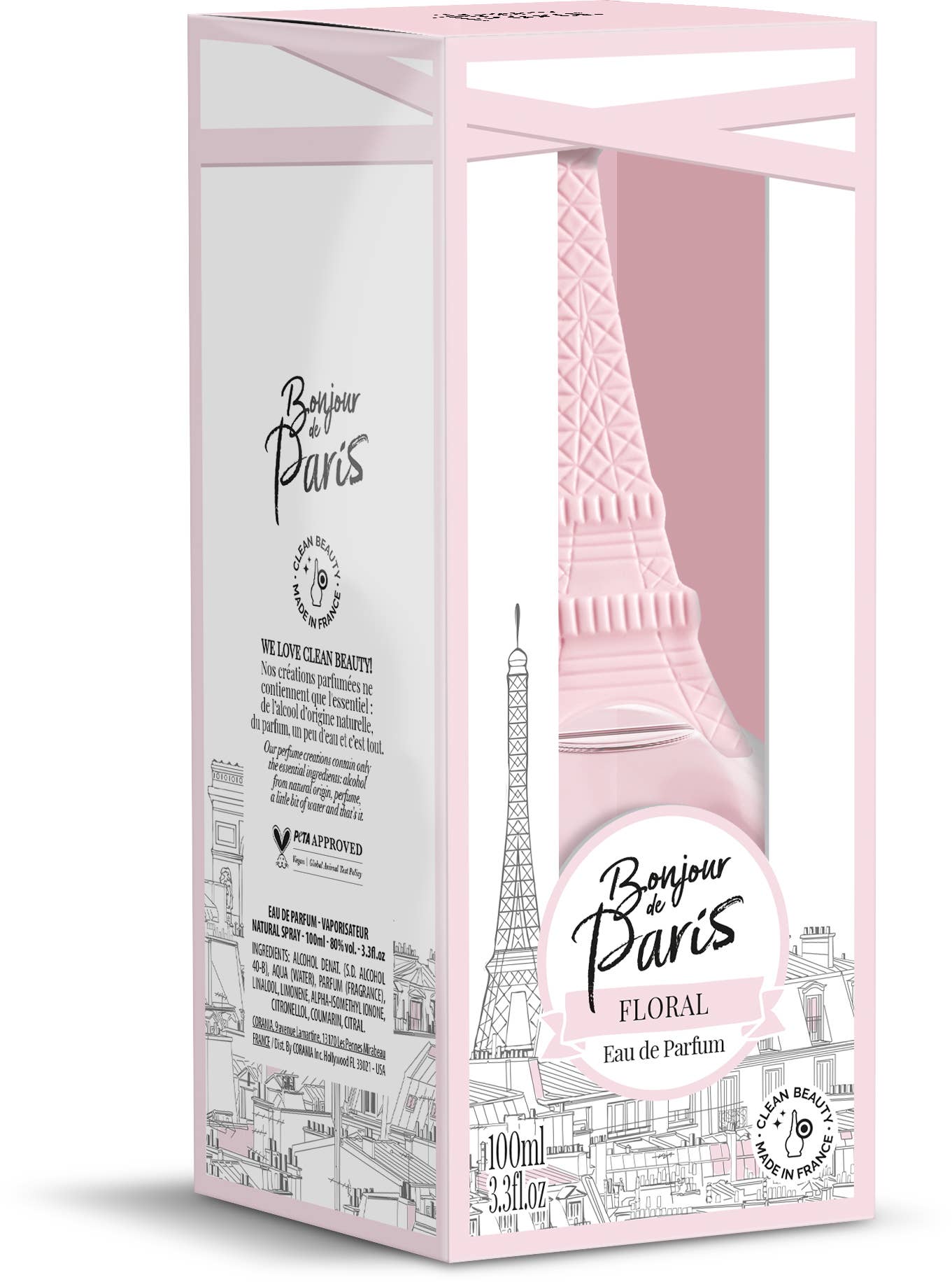 Bonjour de Paris - Distributed by Scents of Europe - Vente Parfum/Eau de toilette - Eau de parfum florale - 100 ml (3,3 oz)7