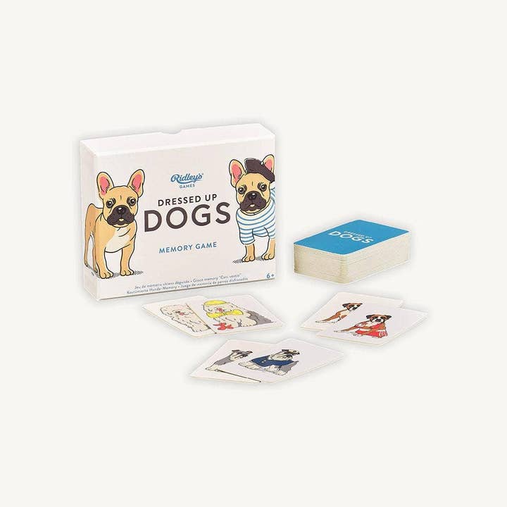Chronicle Books - Wholesale Card Game - Dressed Up Dogs Memory Game2