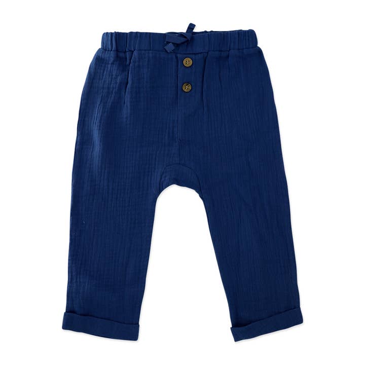 Rose Textiles - Vente Ensemble de vêtements – bébé - Ensemble de pantalons 3 pièces pour garçons : bleu aqua 3