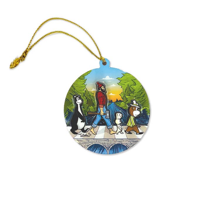 Adam Turman Artwork Co - Wholesale Ornament - MN Abbey Road Christmas Ornament