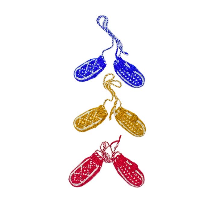 Azerbaijani Socks - Wholesale Ornament Set - Mitten Ornaments : Set of 67