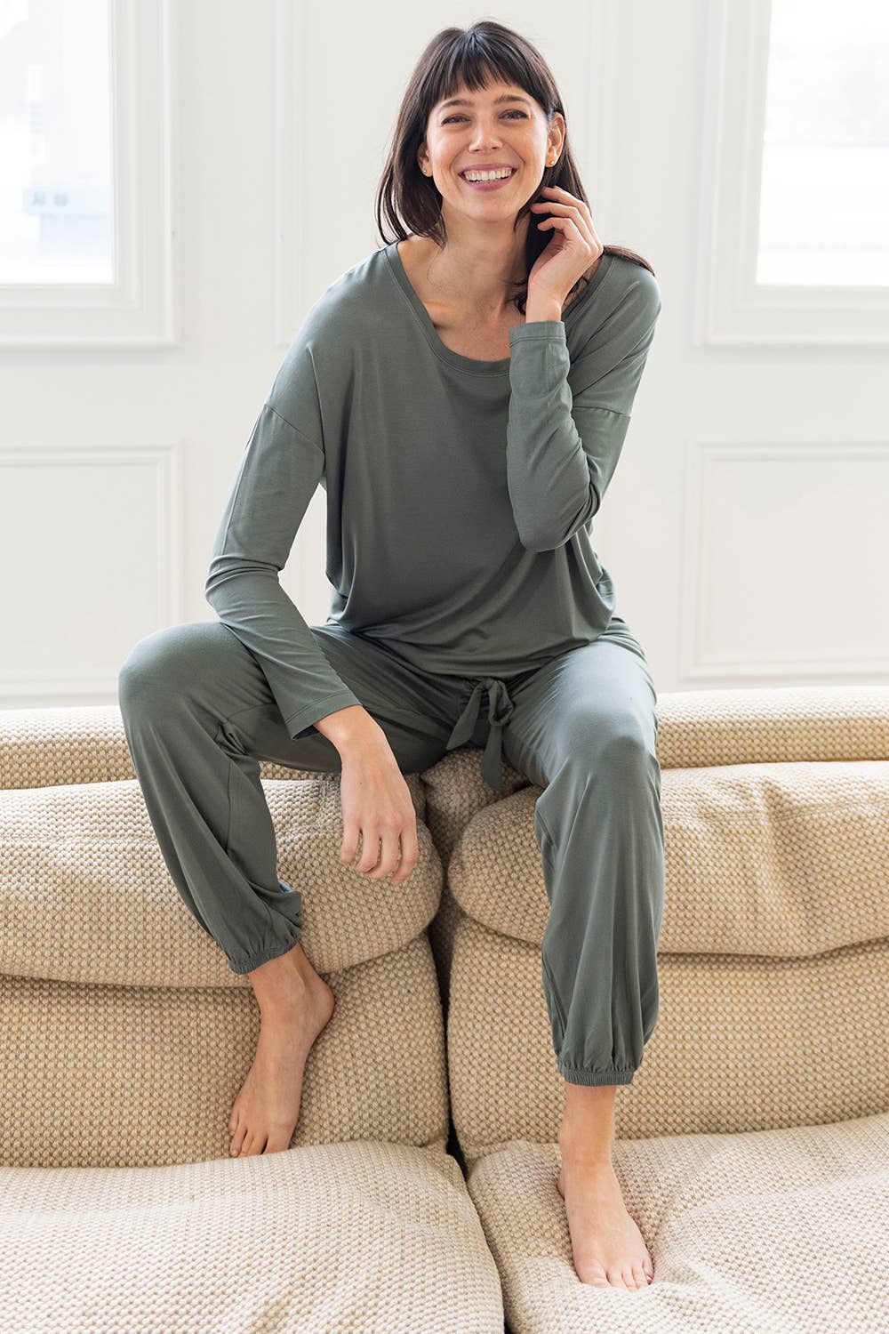 Snuggle-up Bamboo Lounge Set - Seagrass for wholesale on Faire3