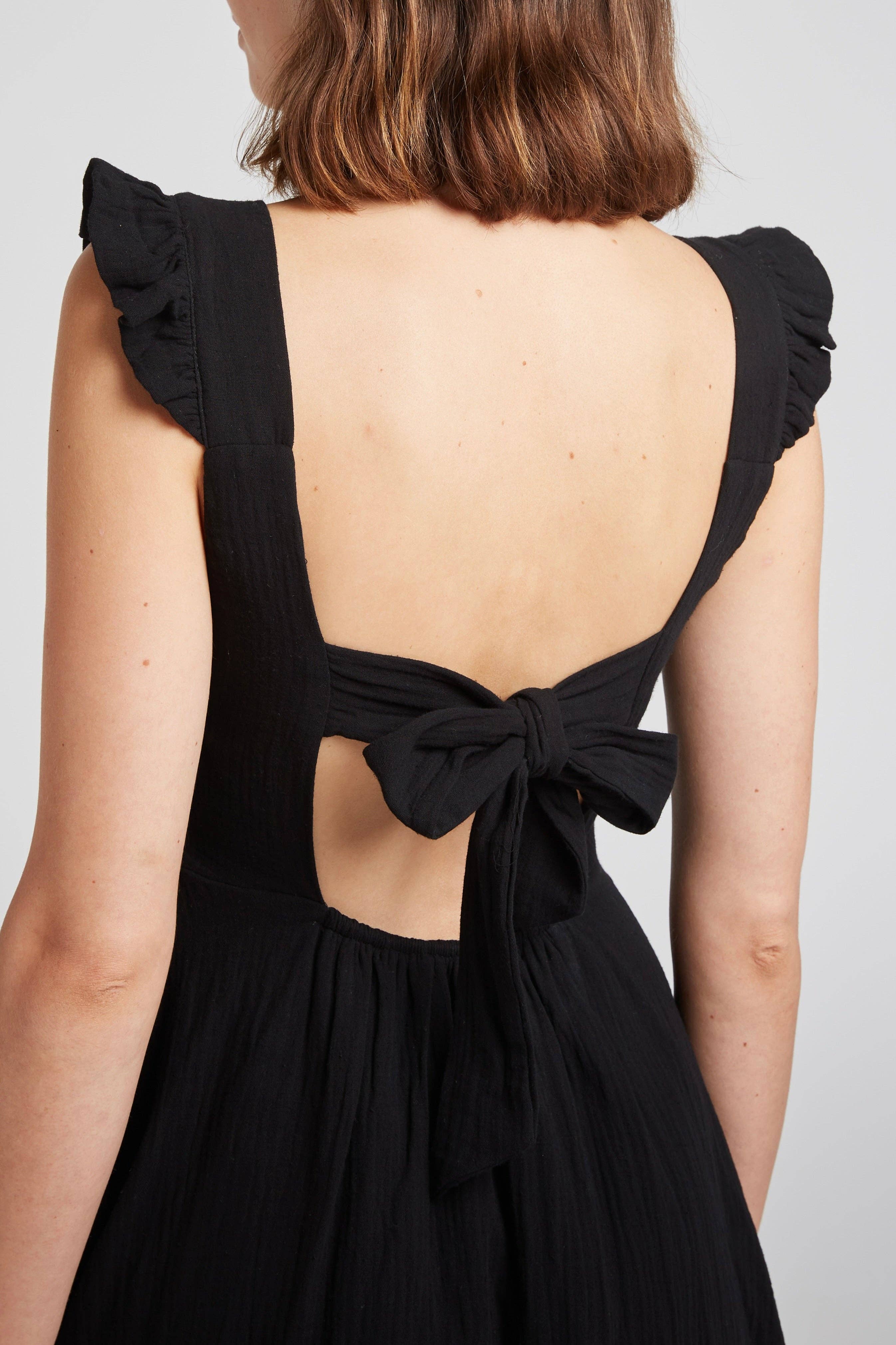 Andy & Lucy - Wholesale Dress - Women's - LILYAN - Ruffled cotton gauze dress2