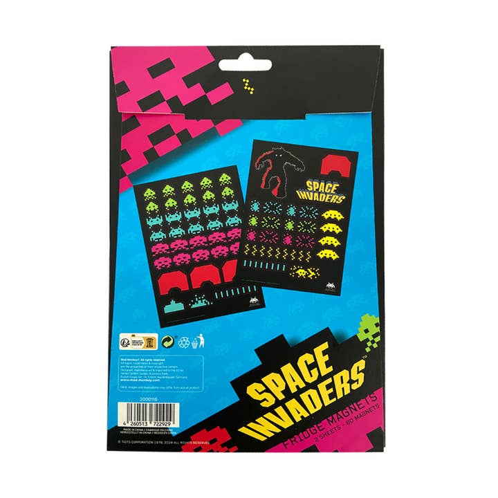 Mad Monkey GmbH - Wholesale Magnet - Space Invaders - Magnetic Pins5