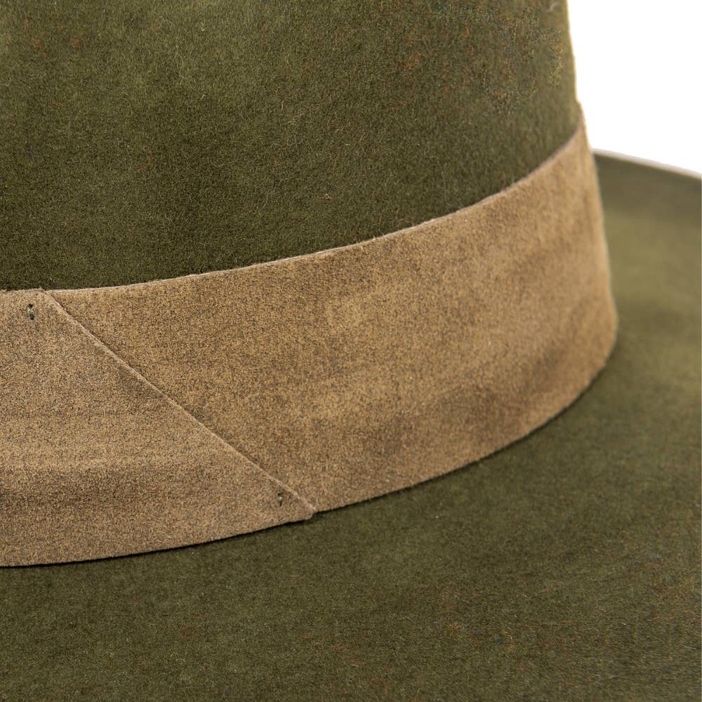 TRAVAUX EN COURS... - Wholesale Fedora - Unisex - WIDE BRIM HAT - leather braid50