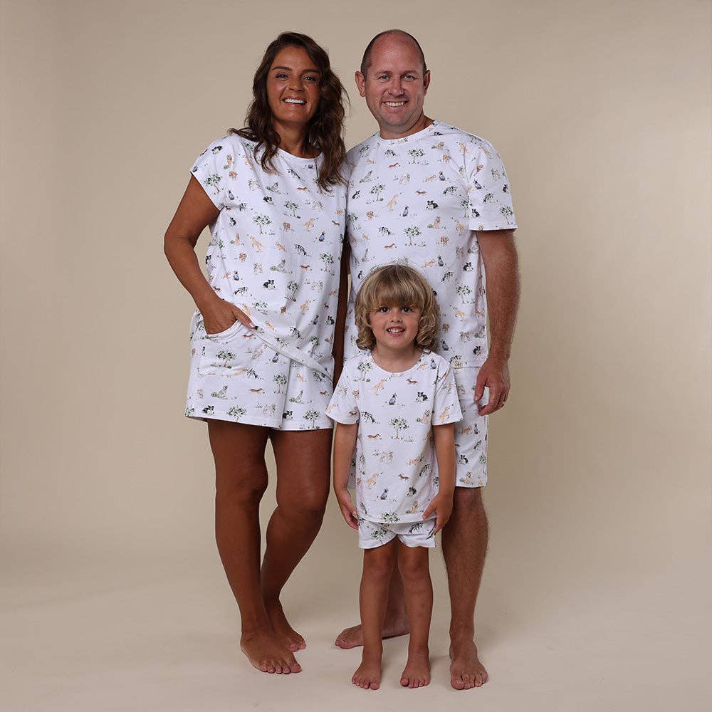 Snuggle Hunny - Vendita all'ingrosso Completo pigiama - Bambini - Set Pigiama per Bambini in Cotone Organico Dog Park6