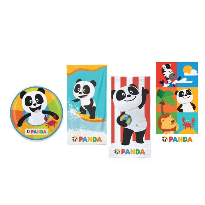 Panda - Strandhanddukar 3 för wholesale av Zero a Oito