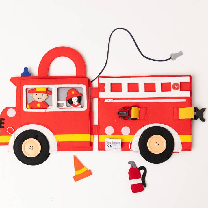 Jolly Designs GmbH - Wholesale Toy Set - Kids - Travel Toy - Travel Buddy Fire Department1