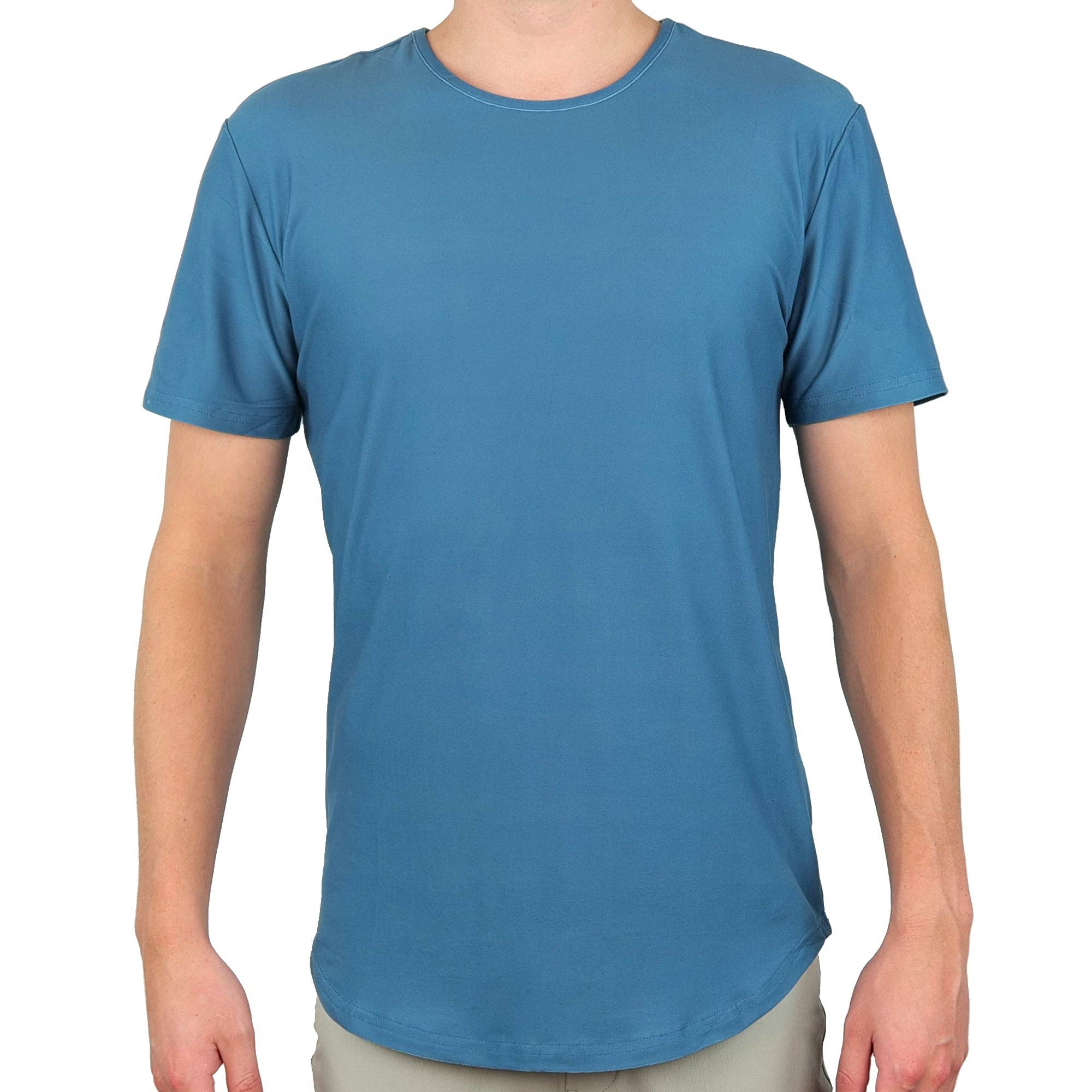 USA Palm – wholesale T-shirt – men's – Premium Crew Curve Hem Short Sleeve15