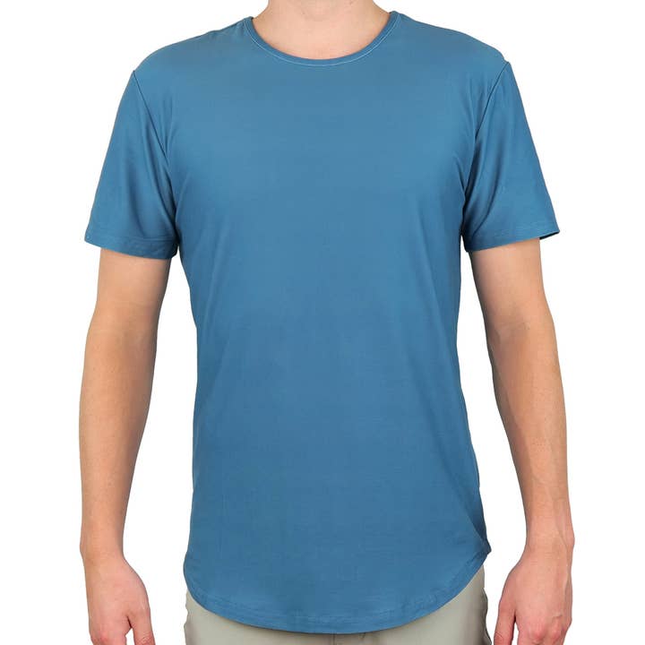 USA Palm – wholesale T-shirt – men's – Premium Crew Curve Hem Short Sleeve15