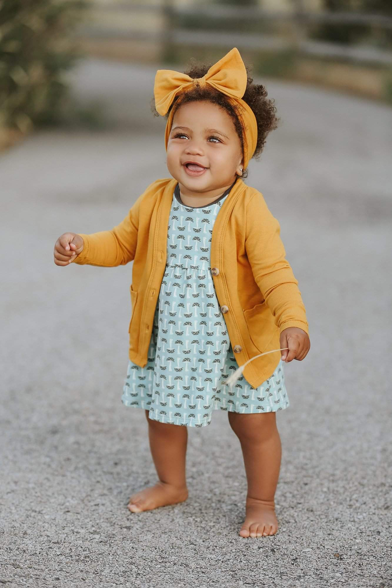 Navy Fields - Vente Cardigan – enfant - Cardigan moutarde8