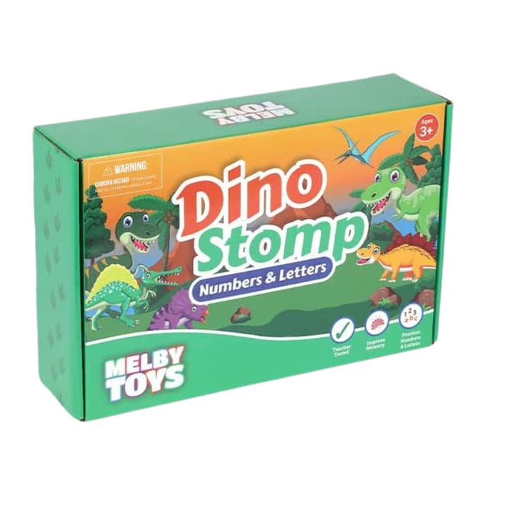 Dino Stomp - Letters and Numbers for wholesale by Barnacle Toys