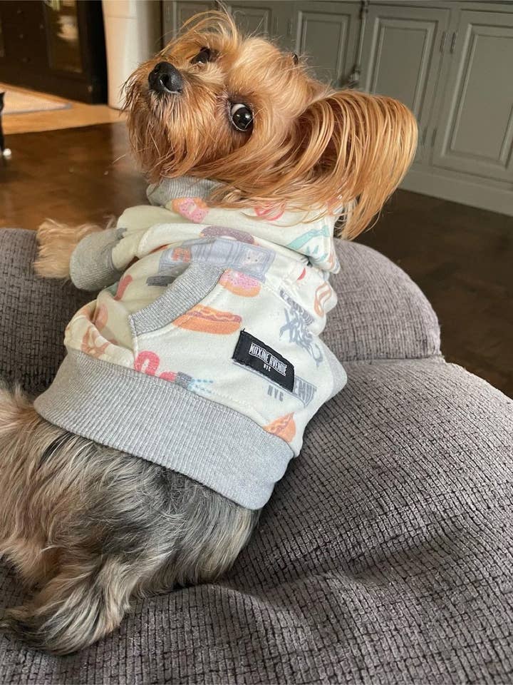 SWEAT À CAPUCHE NYC pour la vente par Maxine Avenue NYC by Funari