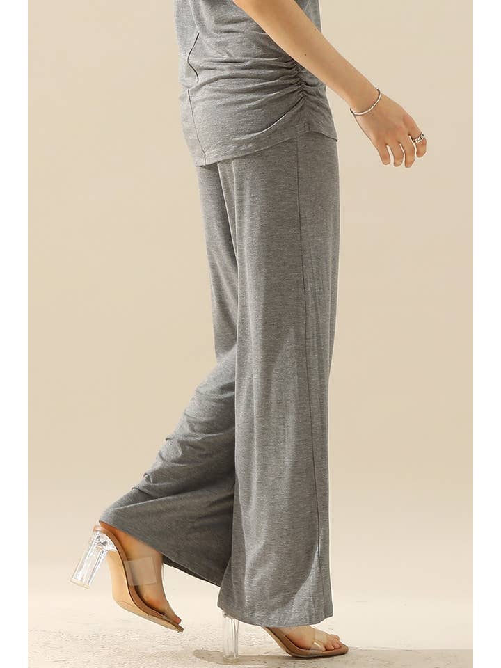 NINEXIS - Wholesale Pants - Women's - CWBLP410_HIGH WAIST WIDE LEG PALAZZO LOOSE CASUAL PANTS5