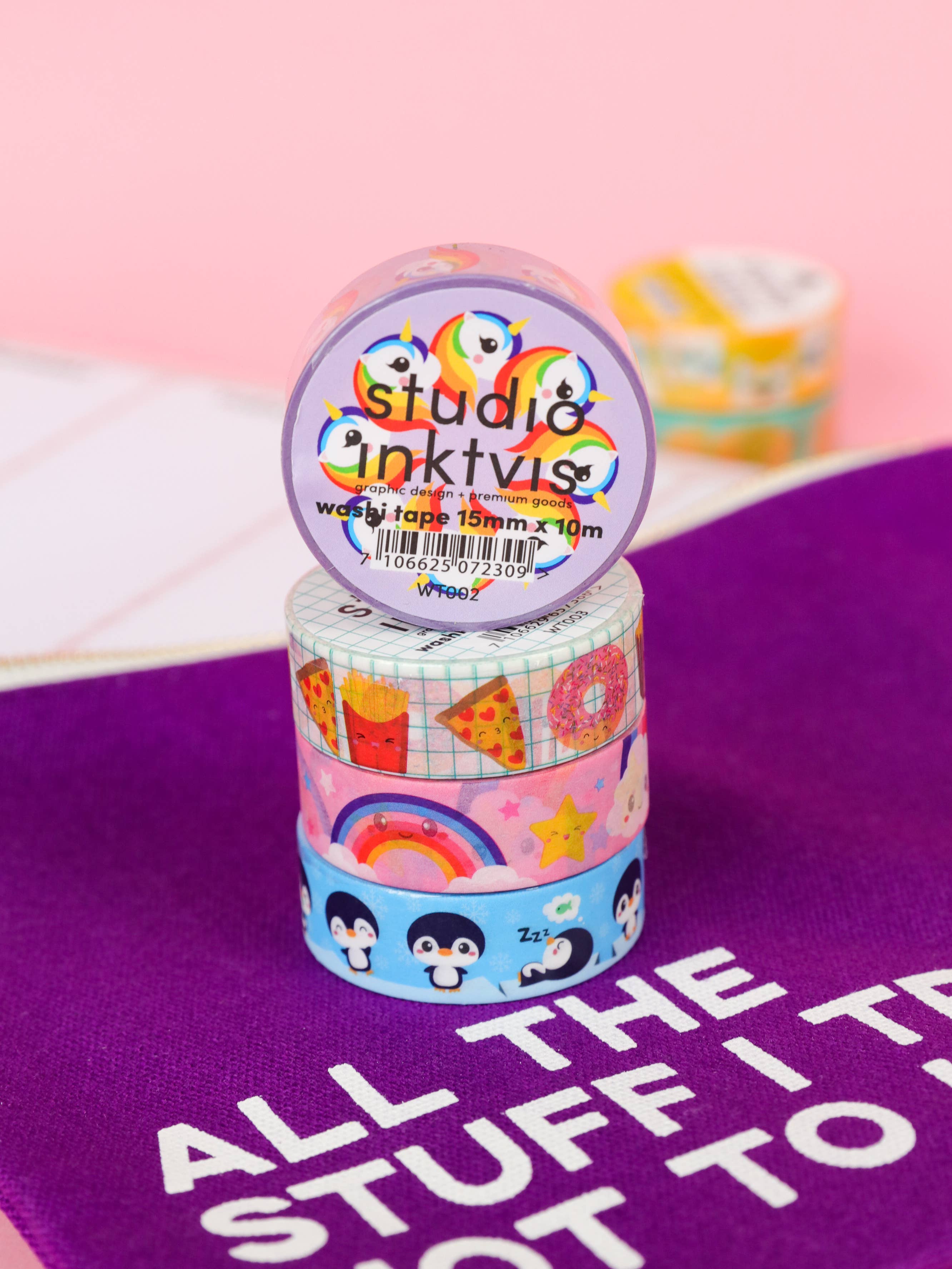 Studio Inktvis - Vendita all'ingrosso Nastro washi - Nastro Washi Fast Food1