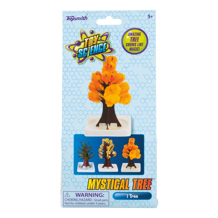 Toysmith - Wholesale DIY Craft Kit - Kids - Mystical Growing Tree, Assorted Colors, Crystal Growing