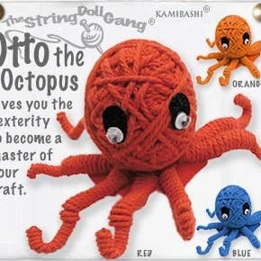 Kamibashi - Wholesale Keychain - Unisex - Otto the Octopus String Doll Keychain