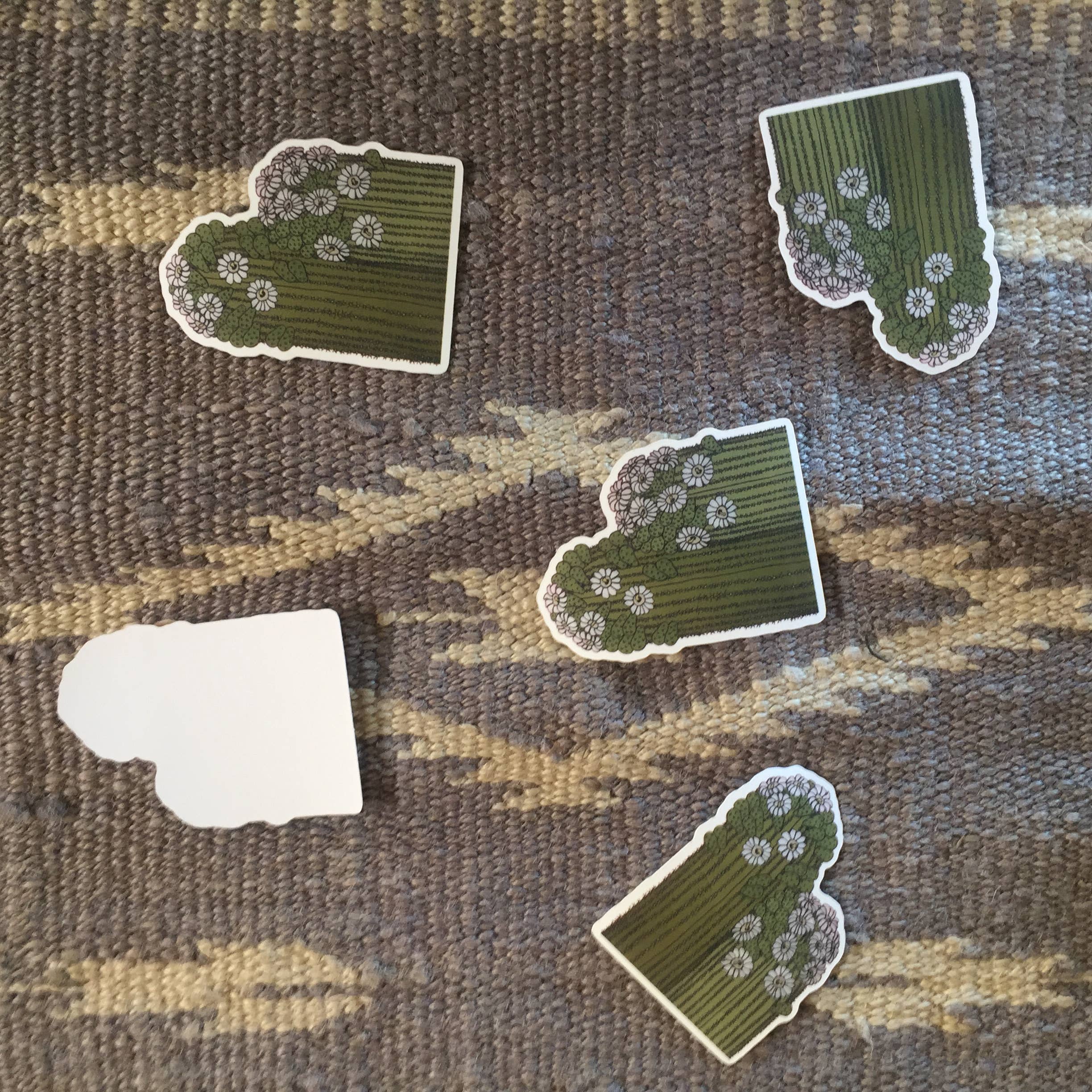 Sonoran Witch Boy - Wholesale Sticker - Double Saguaro Sticker 1