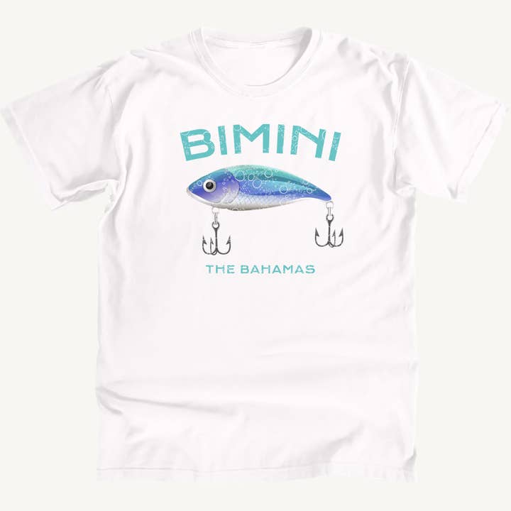 Bimini Lure Premium Tee for wholesale by Salt Water Colours