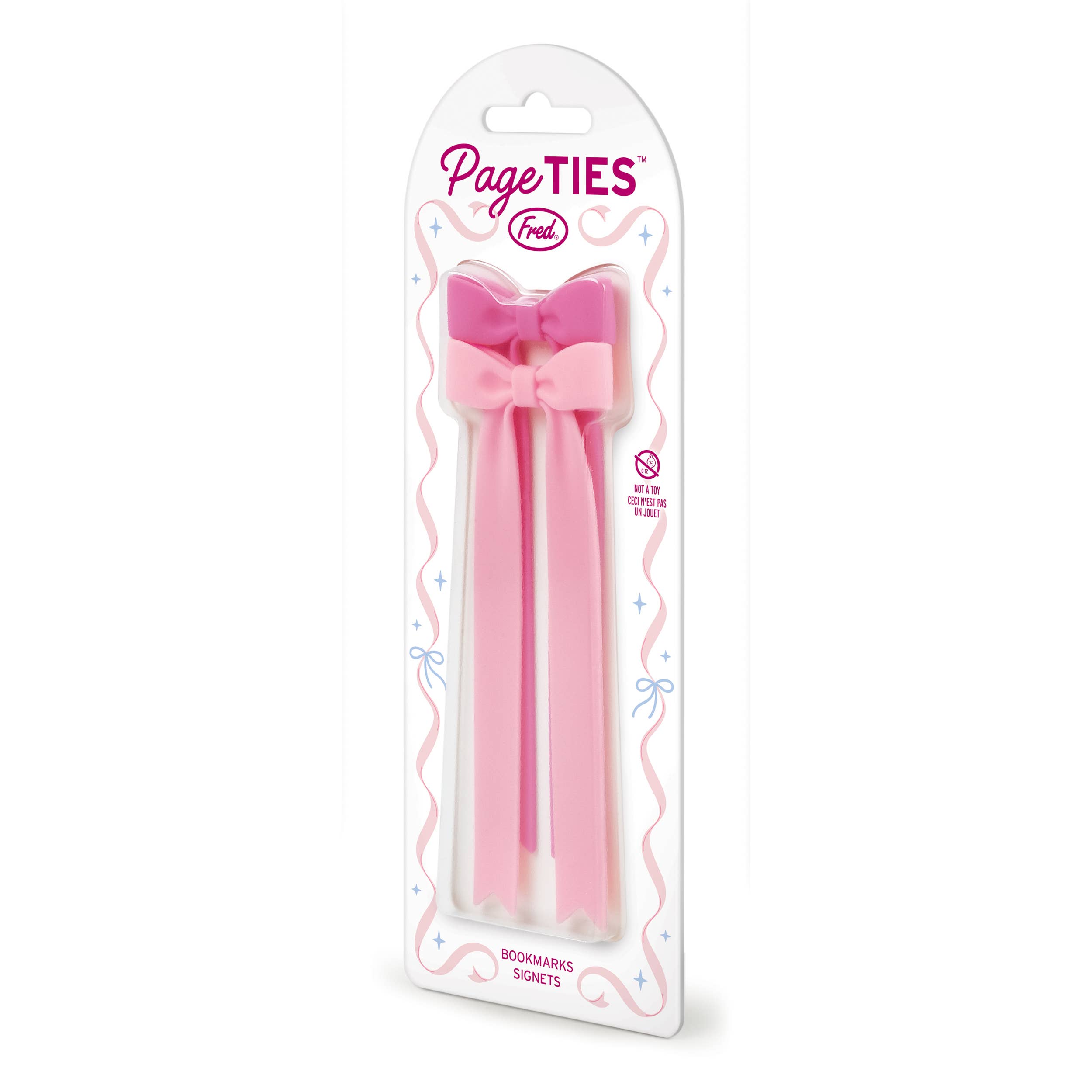 Fred & Friends - Wholesale Bookmark - PAGE TIES - Bow Bookmarks - Set of Two4