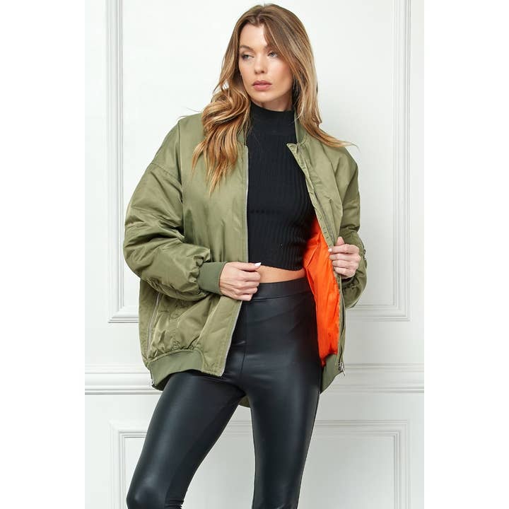 Veveret – wholesale Bomberjacka - Dam – Oversize Bomberjacka