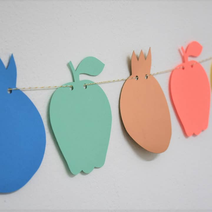 thekitcut - Vente Fanion/guirlande - Guirlande colorée de Rosh Hashanah | Décoration du nouvel an juif3