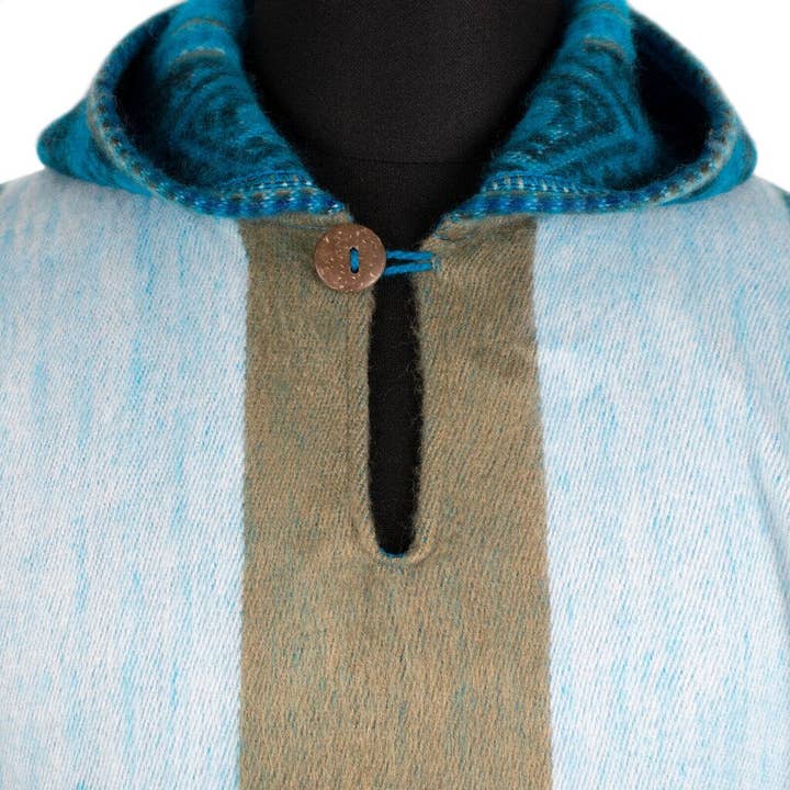 Choice Alpaca Products - Wholesale Poncho - Women's - Earth and Water Alpaca Poncho