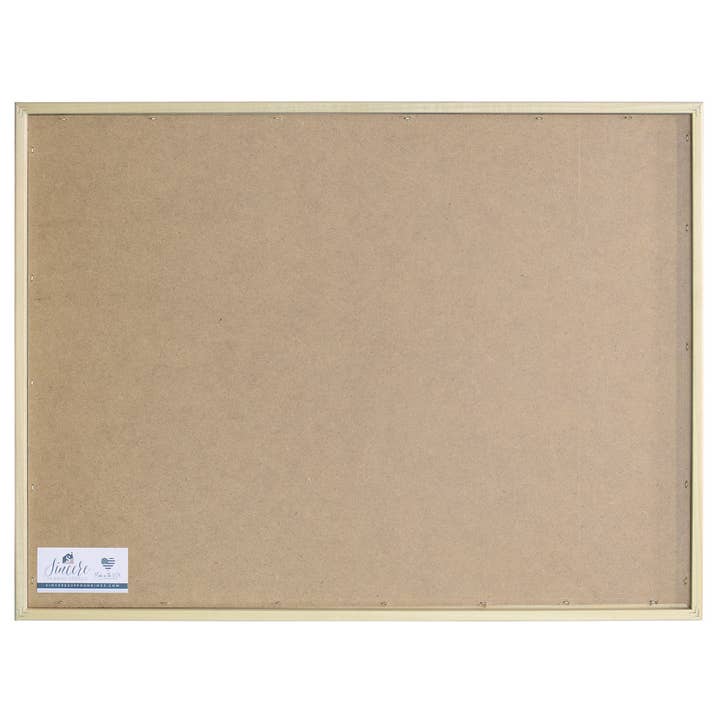 Sincere Surroundings – wholesale Art print – Pink Yellow Flowers - Thin Frame Rectangle