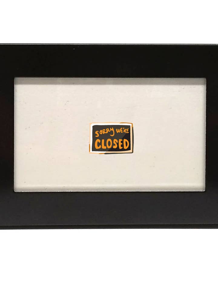 Tiny Framed Thing - Closed Sign for wholesale by Ain't So Bad Goods LLC