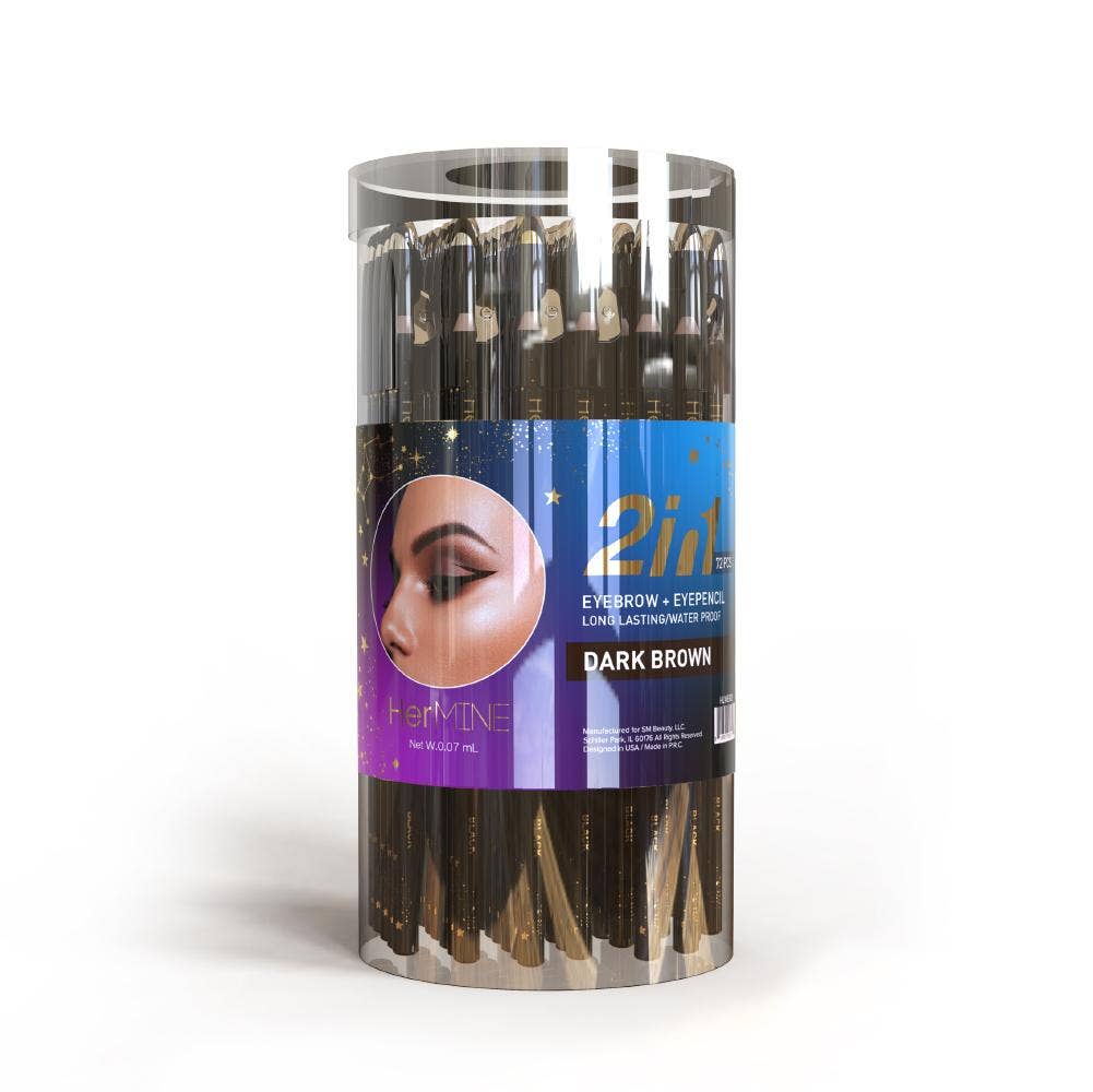 SM Beauty LLC - Wholesale Eyebrow Pencil/Filler - HerMINE - 2 in 1 Eyebrow + Eyepencil1