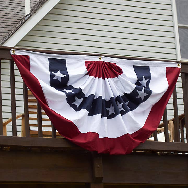 Primitives by Kathy - Wholesale Outdoor Ornament/Decor - American Flag Bunting