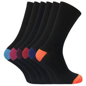 Pontivia Commerce – wholesale Socks – Men's – 6 pairs mens formal patterned coloured dress cotton socks9