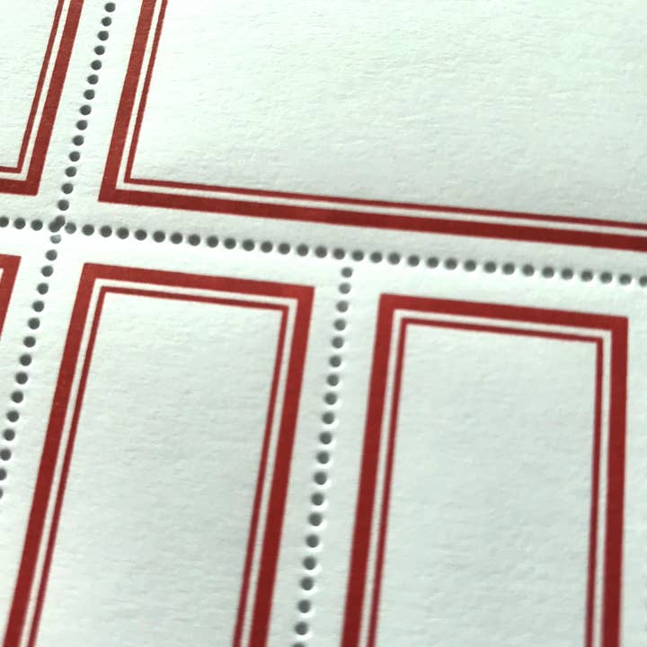 The Portland Stamp Company - Wholesale Gift Tag Label - Blank Labels — Classic, Red3