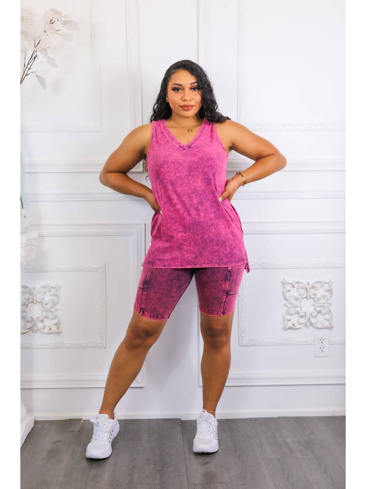 SurelyMine - Wholesale Lounge Set - Women's - Not Your Basic Biker Short Set13