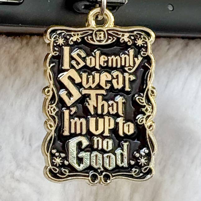 Little Turkey Shoppe - Wholesale Keychain - Unisex - Solemnly Swear Kindle Charm | USB C Dust Plug Charm0