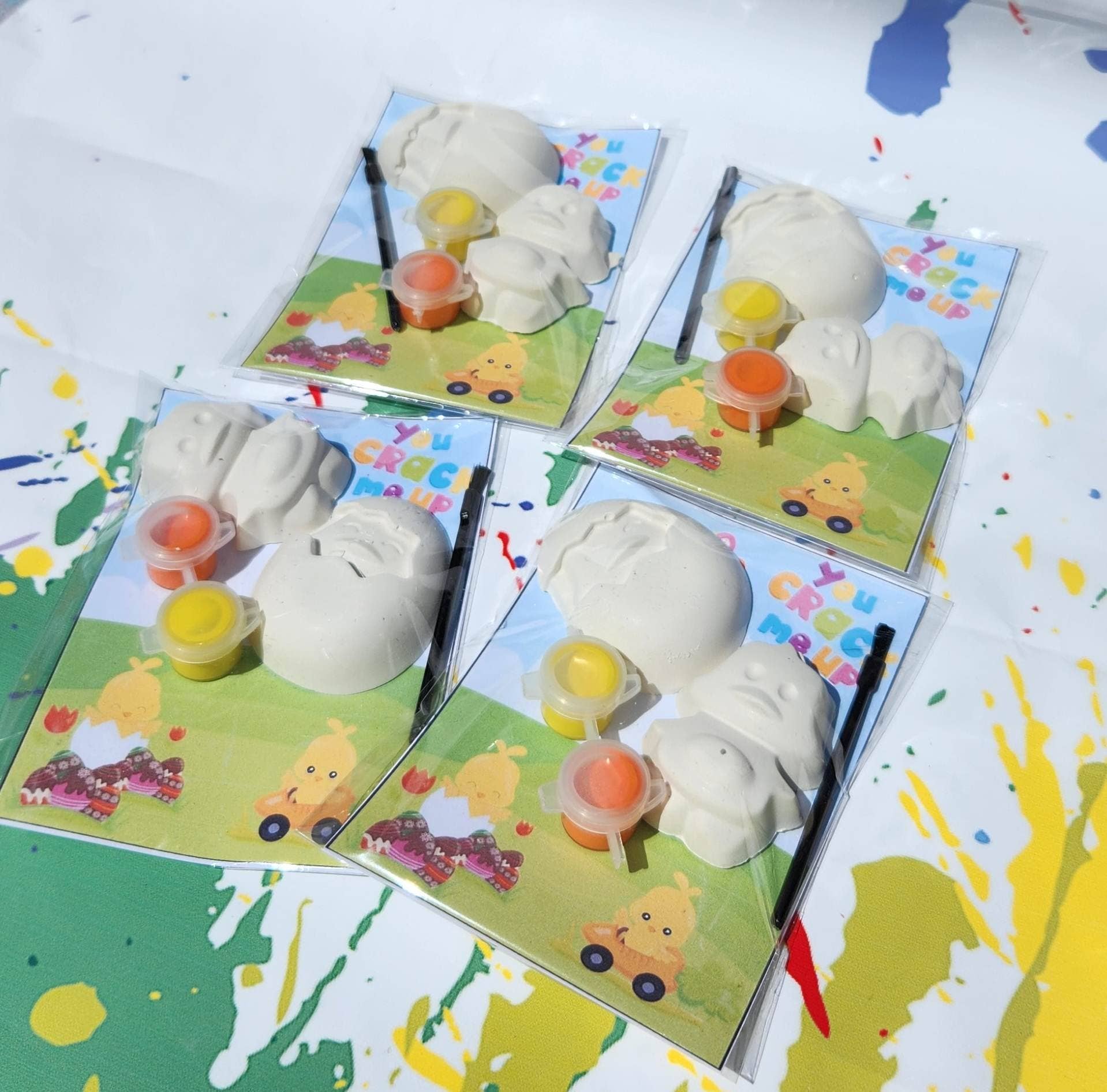 Snazzy Crayons - Wholesale DIY Craft Kit - Kids - Chick & Egg Birthday Party Favor | Party Activity | Painting2