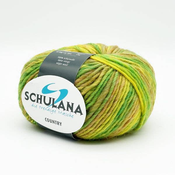 SCHULANA - Vente Fils à tricoter - Country - Laine 100 % pure laine vierge pour tricot et crochet10