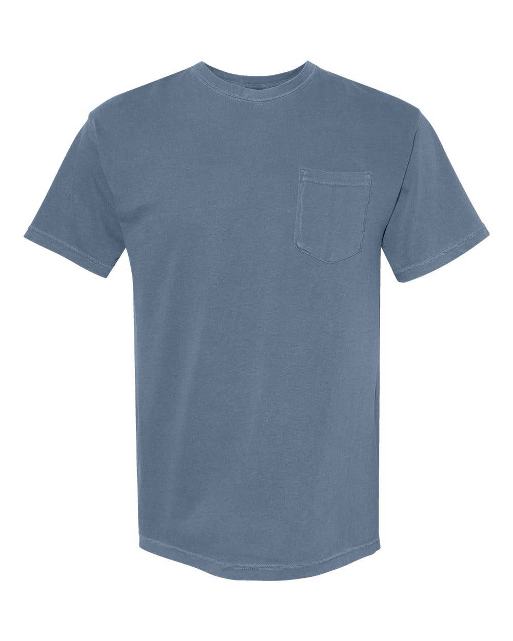 MYES BULK APPAREL - Vente T-shirt – unisexe - T-shirt Comfort Colors Heavyweight avec poche en 100 % coton filé à l'anneau11