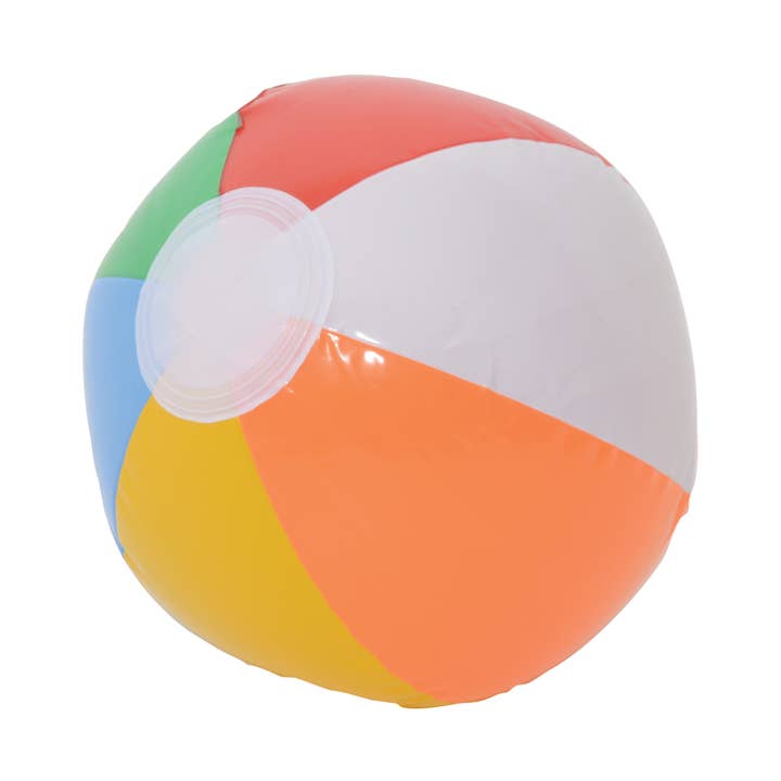 Mini 4.75" Beach Balls 12-Unit Display for wholesale by US Toy Company