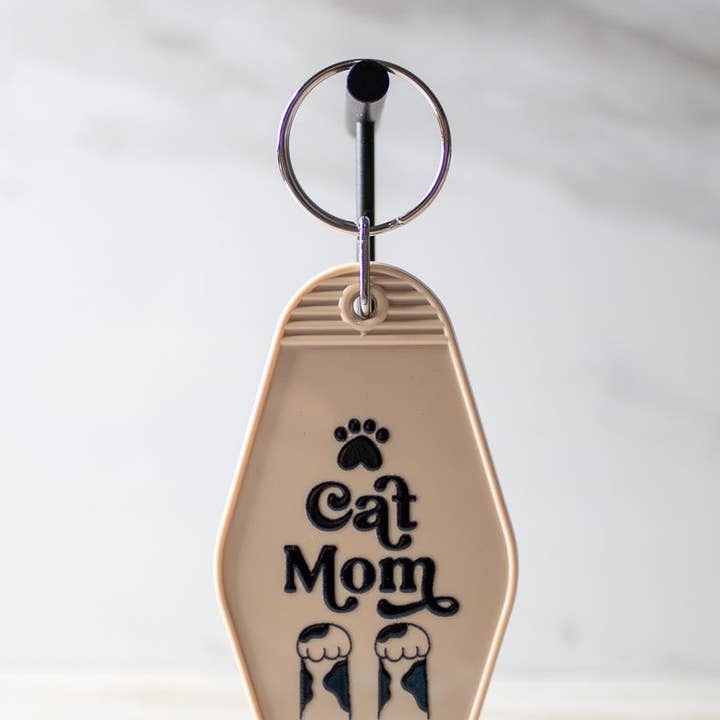 Cat Mom Keychain for wholesale by Aura State