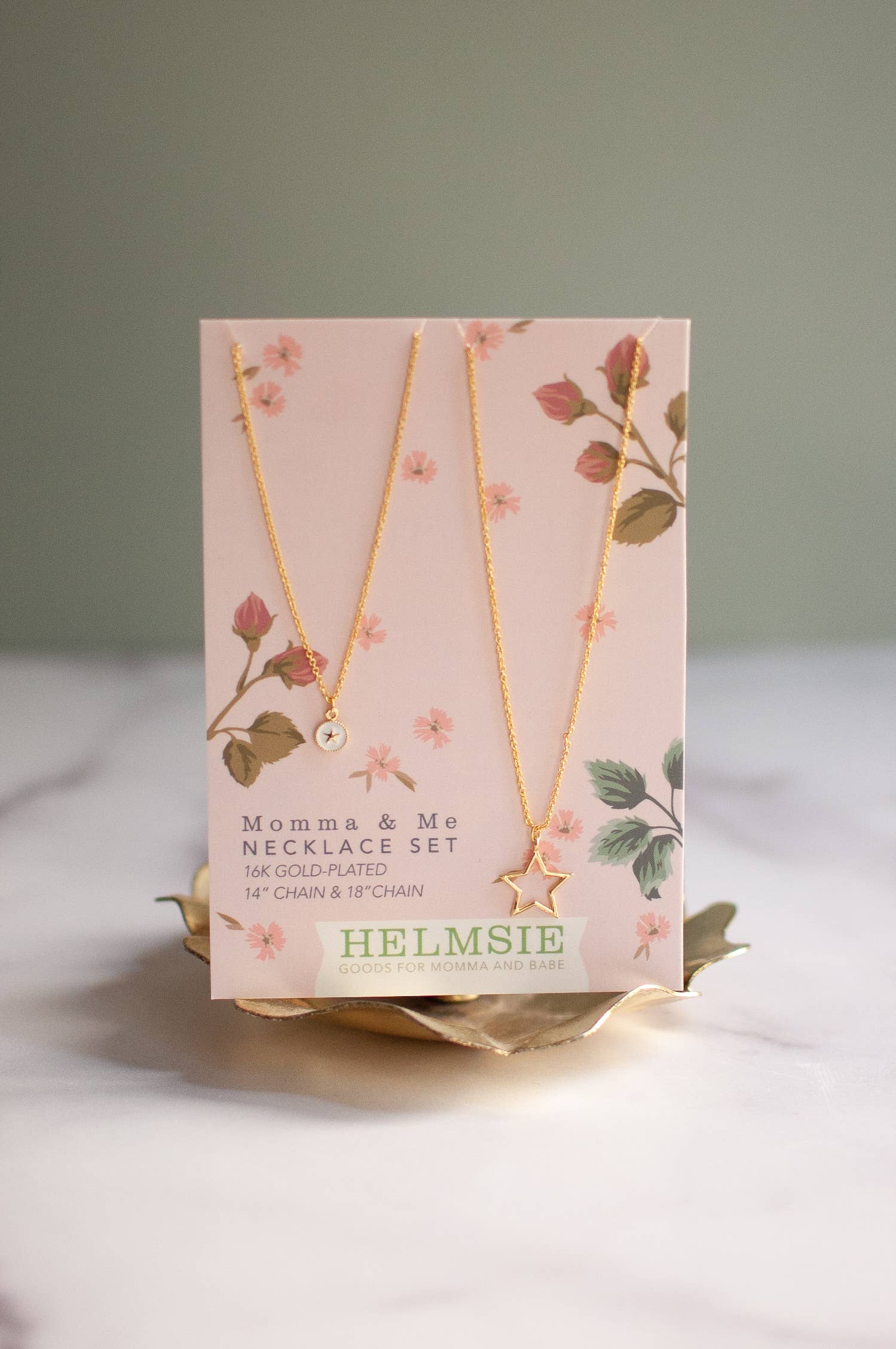 Helmsie - Wholesale Jewelry Set - Momma + Me Star Necklace Set4