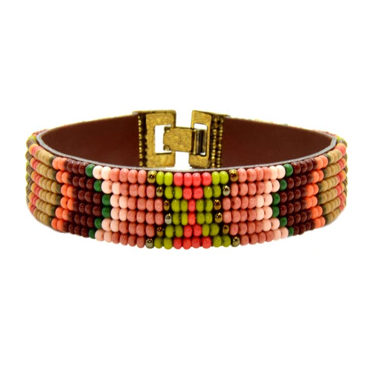 Pulsera Seed Bead Flecha 6 Filas en Ibiza para venta al por mayor de Erik & Mike