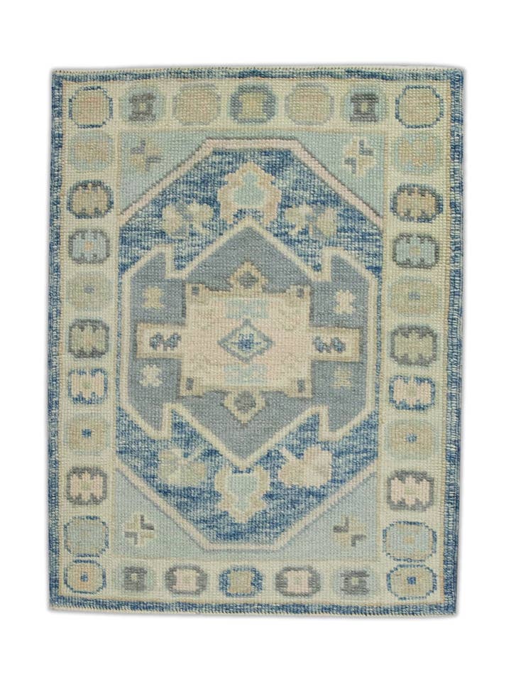 Turkish Oushak Rug 2'4" x 3'1" #7792 for wholesale by Turkish Rug