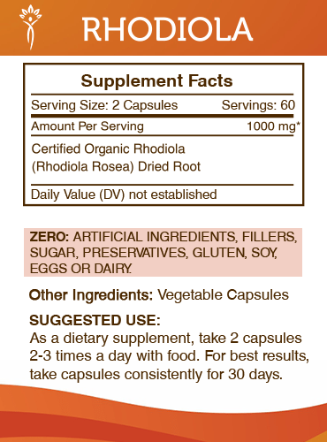 Secrets Of The Tribe - Wholesale Oral Supplement/Vitamin - Rhodiola Capsules3