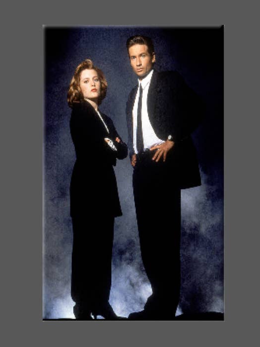 X FILES, Magnet, Knopf, Spiegel, MULDER UND SCULLY für den Großhandel von Ba Ba Buttons